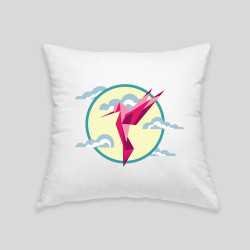 Hummingbird cushion